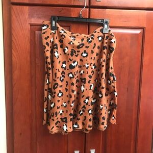 Urban Outfitters Leopard Print Skirt